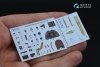 Quinta Studio QD48205 Spitfire Mk.II 3D-Printed & coloured Interior on decal paper (Eduard) 1/48